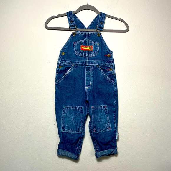 Gymboree overalls vintage rainbow tag 90s era size small 2T - Picture 1 of 7